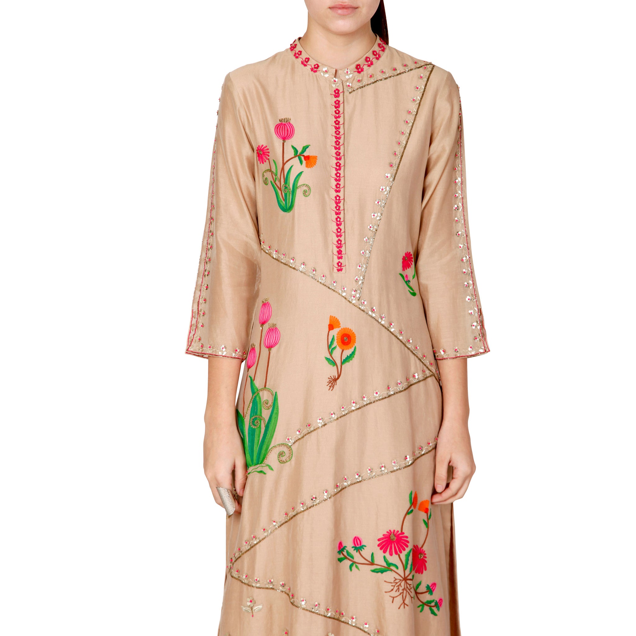 Embroidered Kurta with Pants