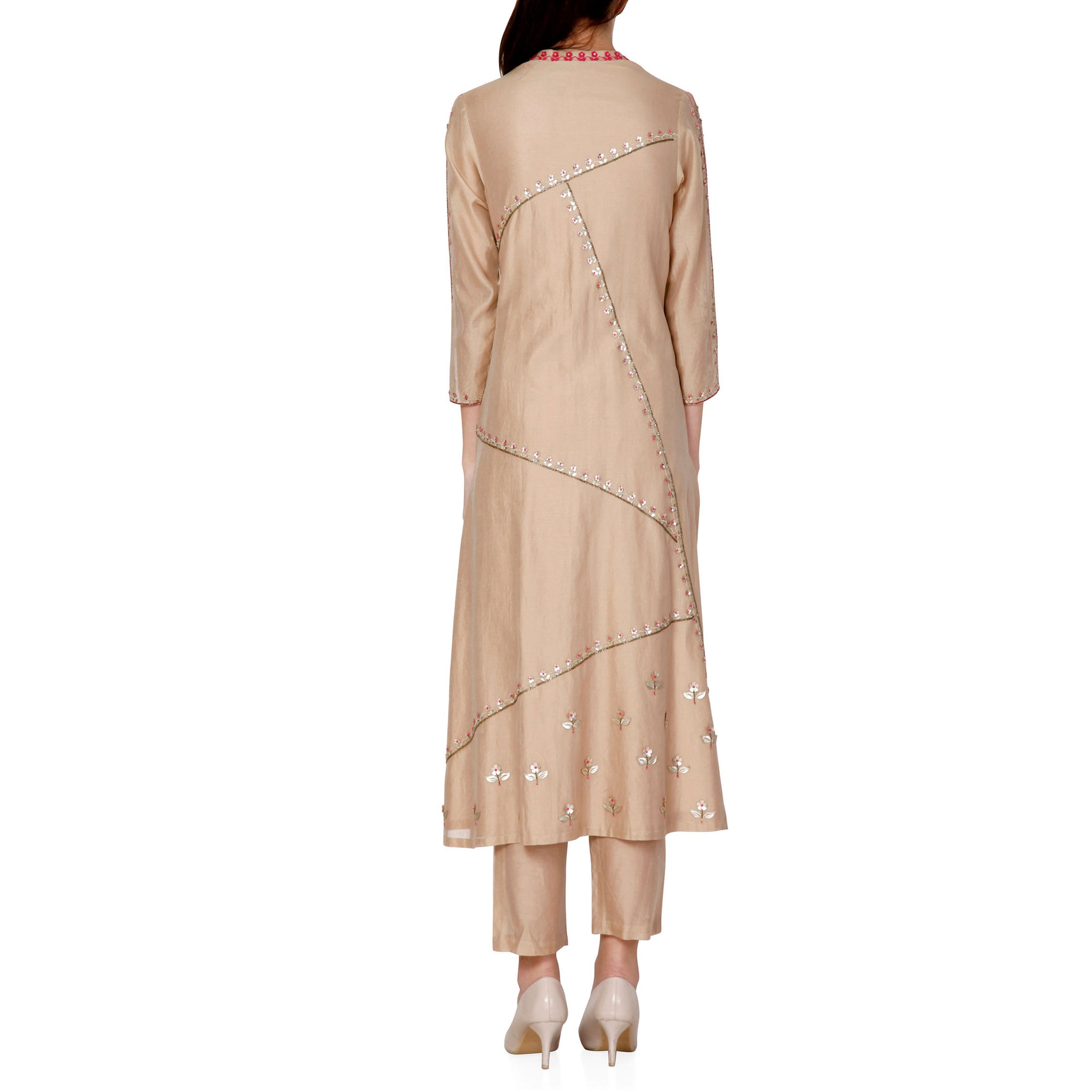 Embroidered Kurta with Pants