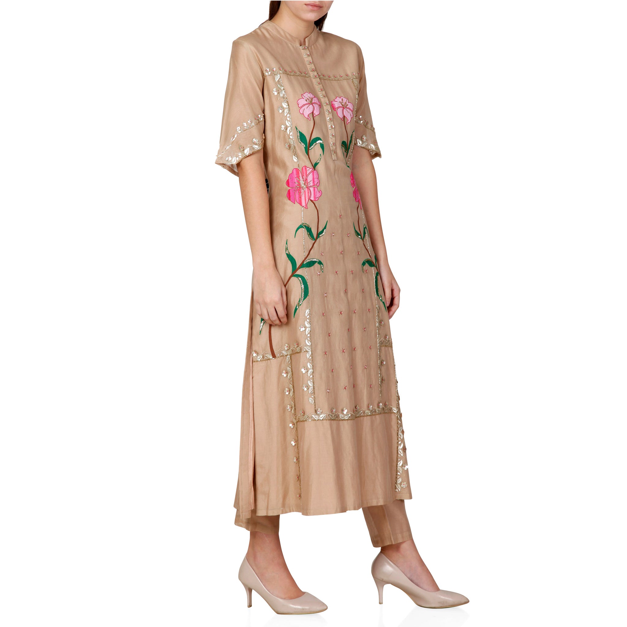 Embroidered Kurta with Pants