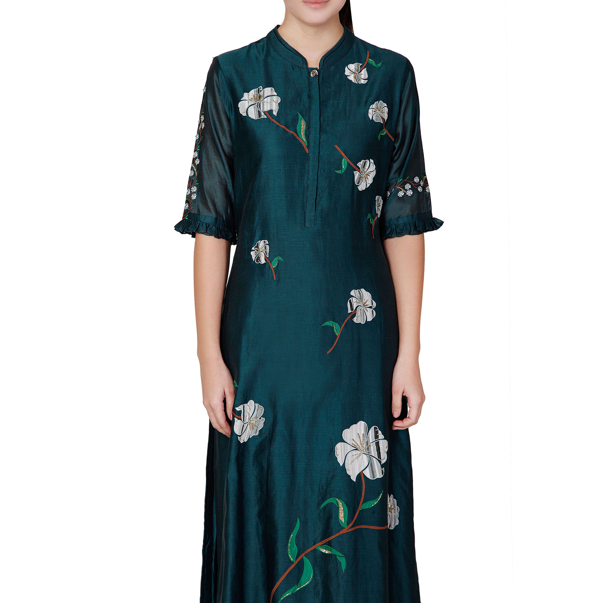 Embroidered Kurta with Pants