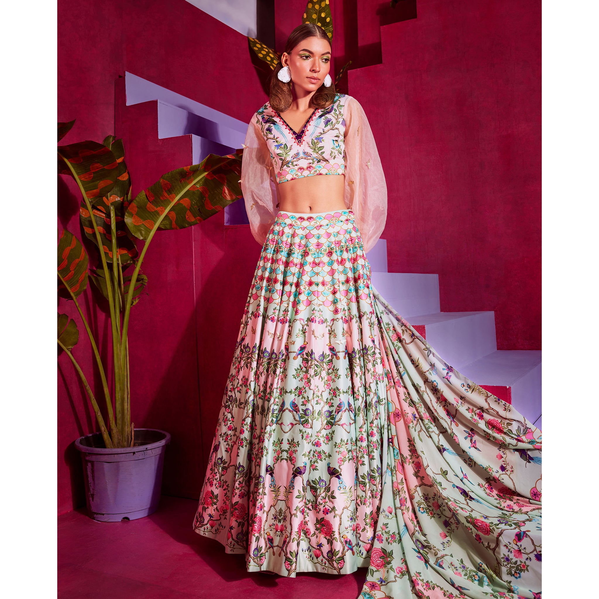 Embroidered Lehenga Set