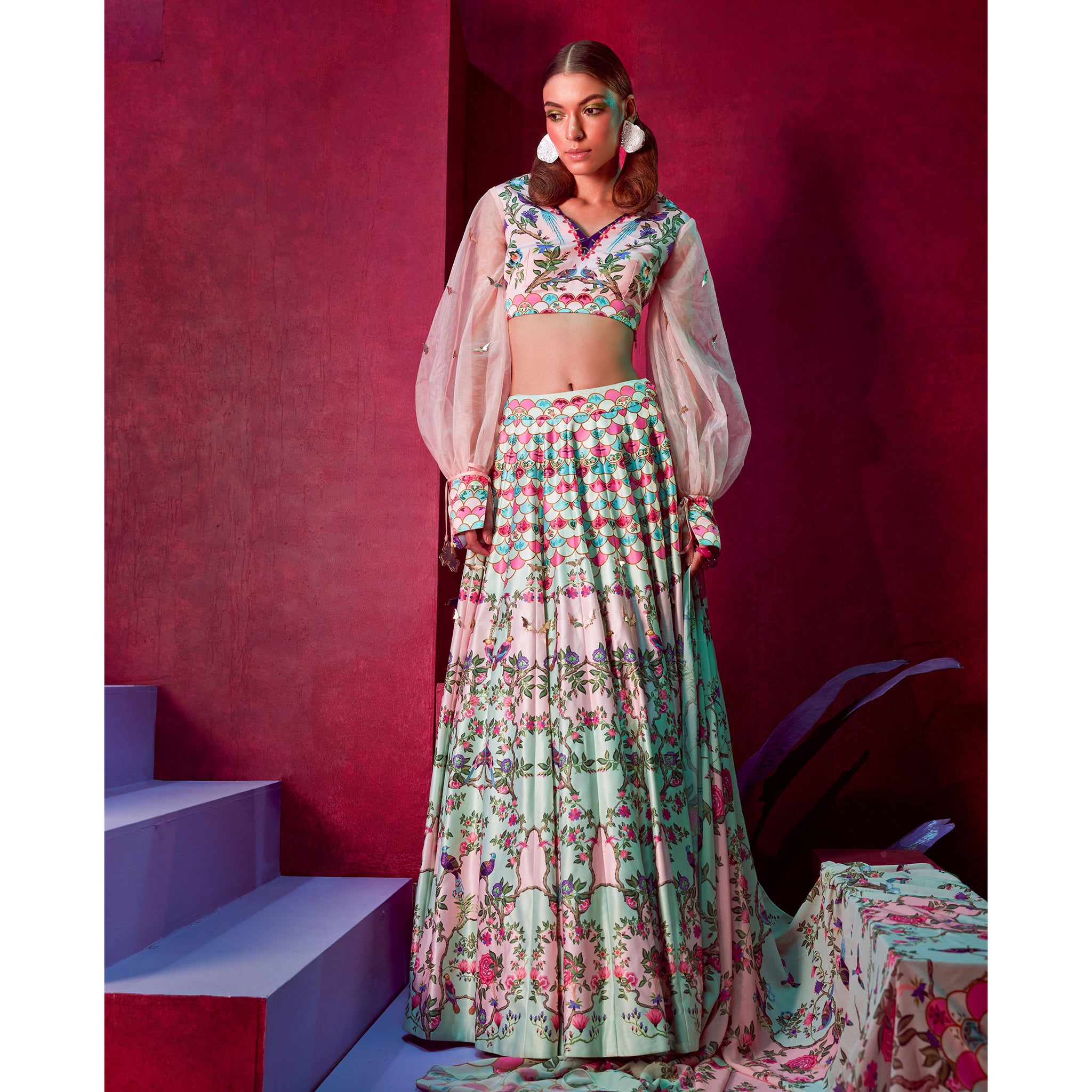 Embroidered Lehenga Set
