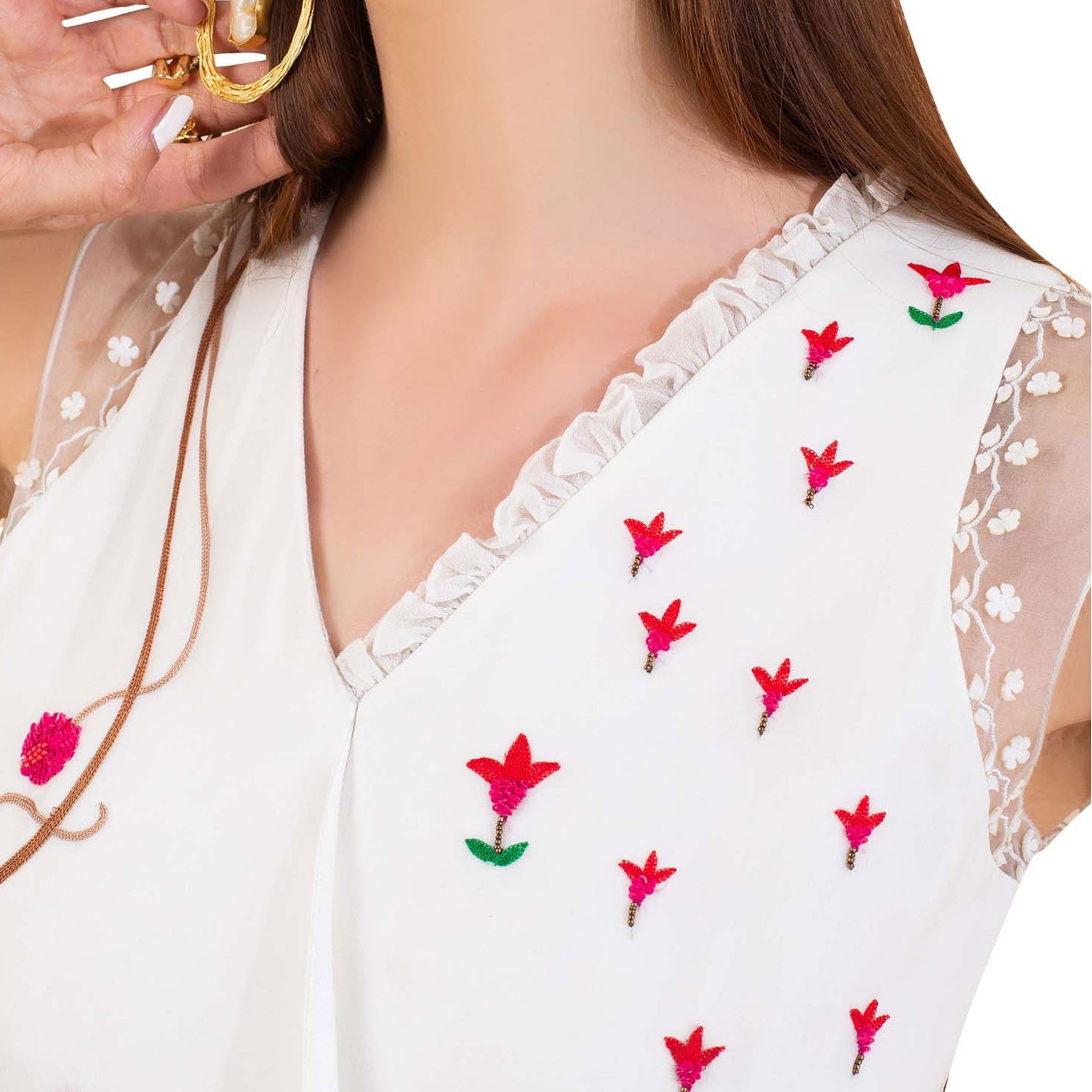 Embroidered Jumpsuit