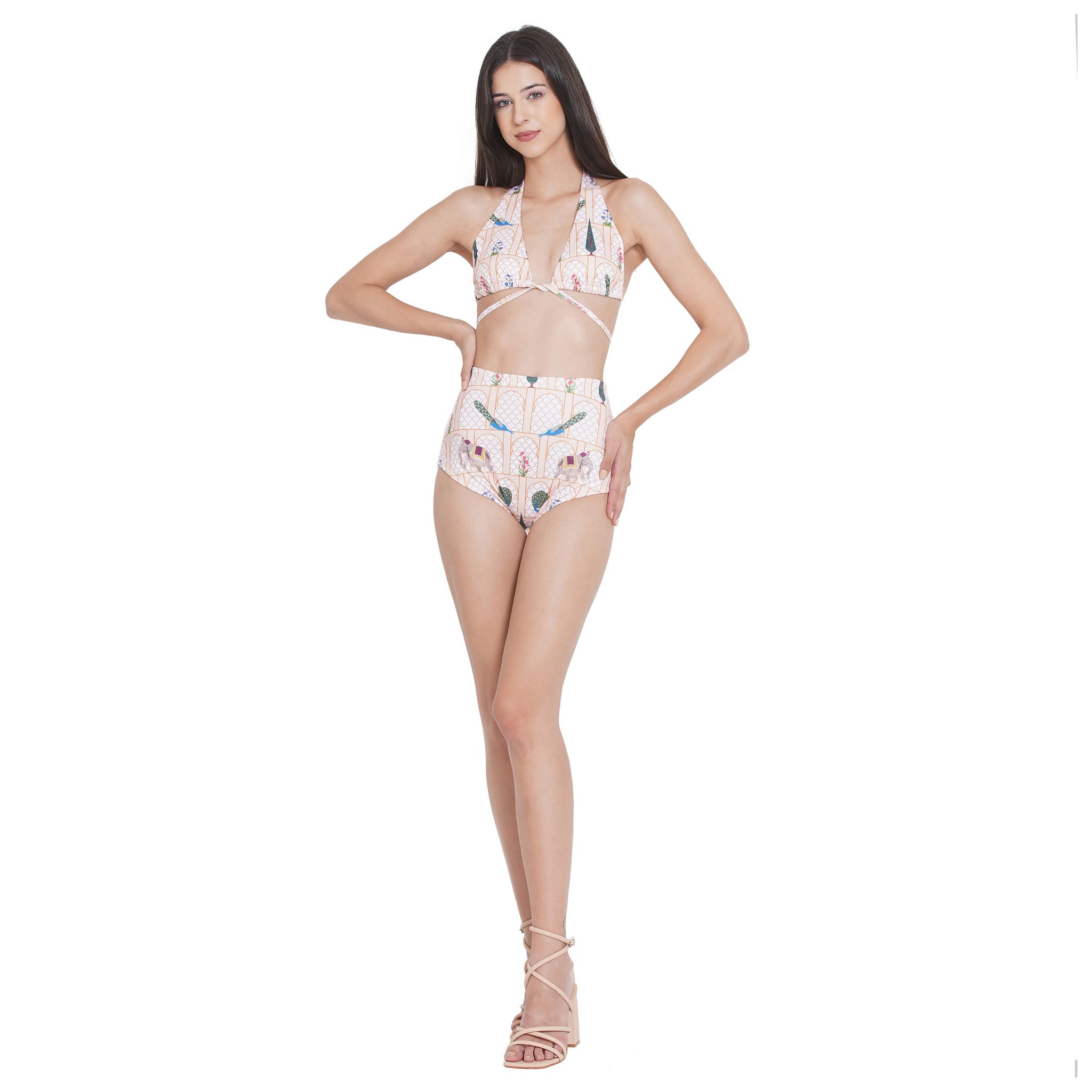 Soi  High Waisted Bikini Set