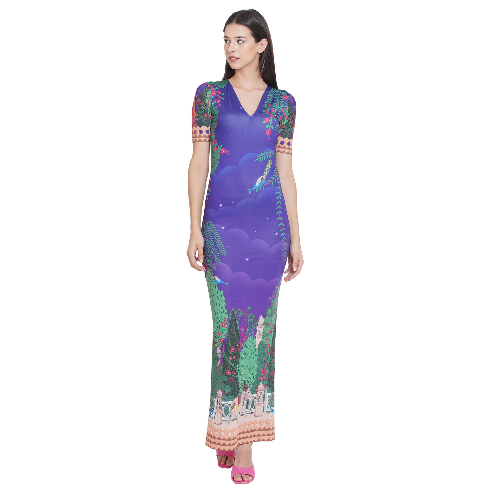 Statement Print Sheath Dress