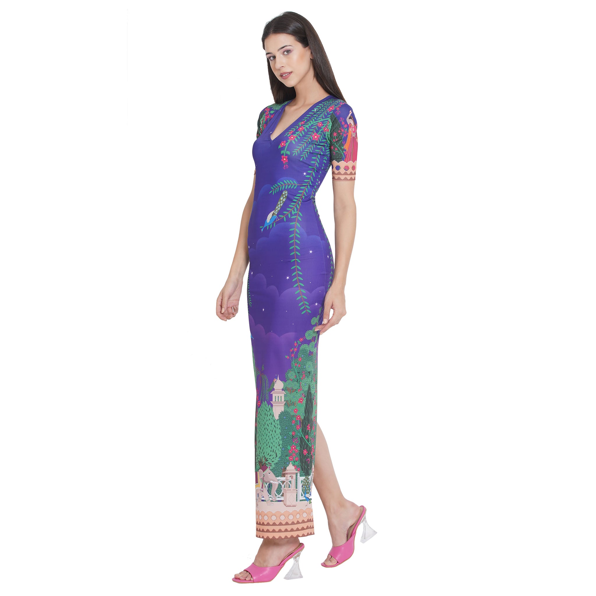 Statement Print Sheath Dress