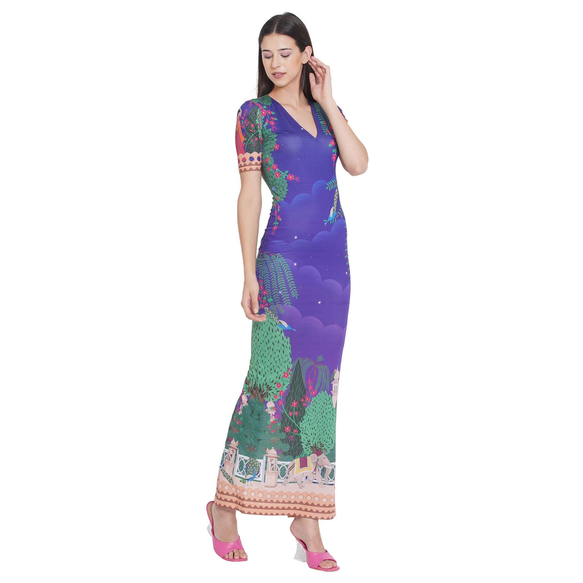 Statement Print Sheath Dress