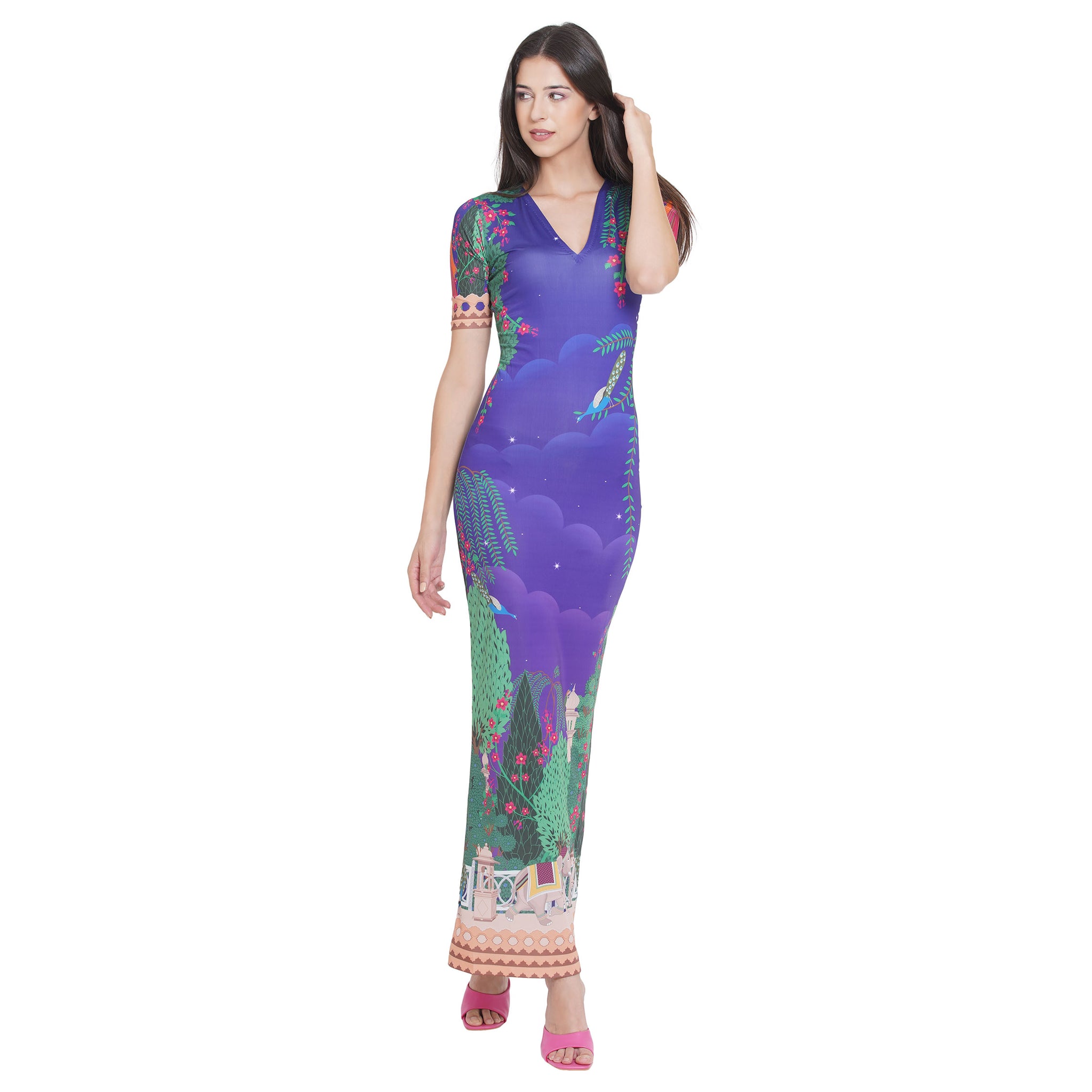 Statement Print Sheath Dress