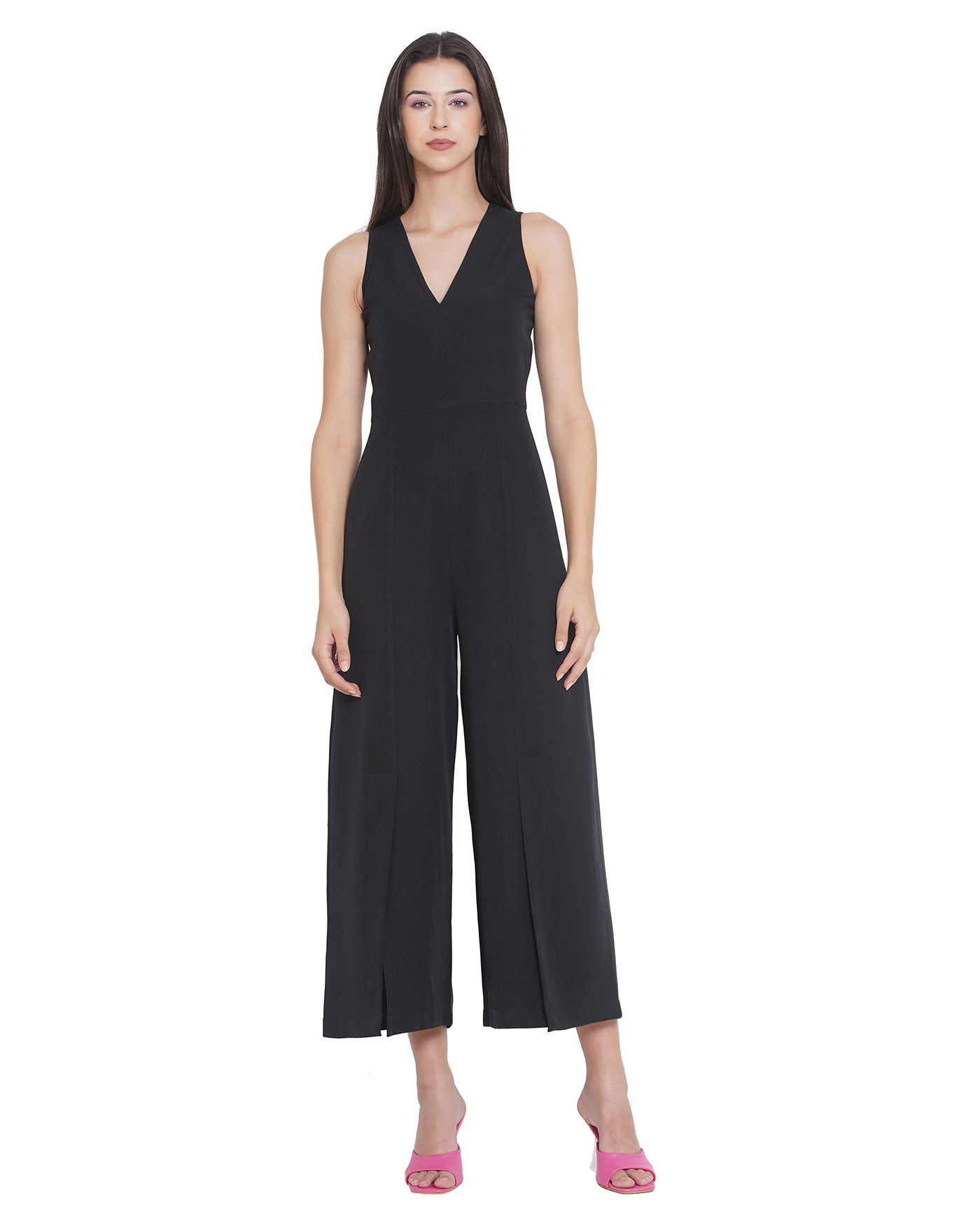 Jumpsuit with Front Slit