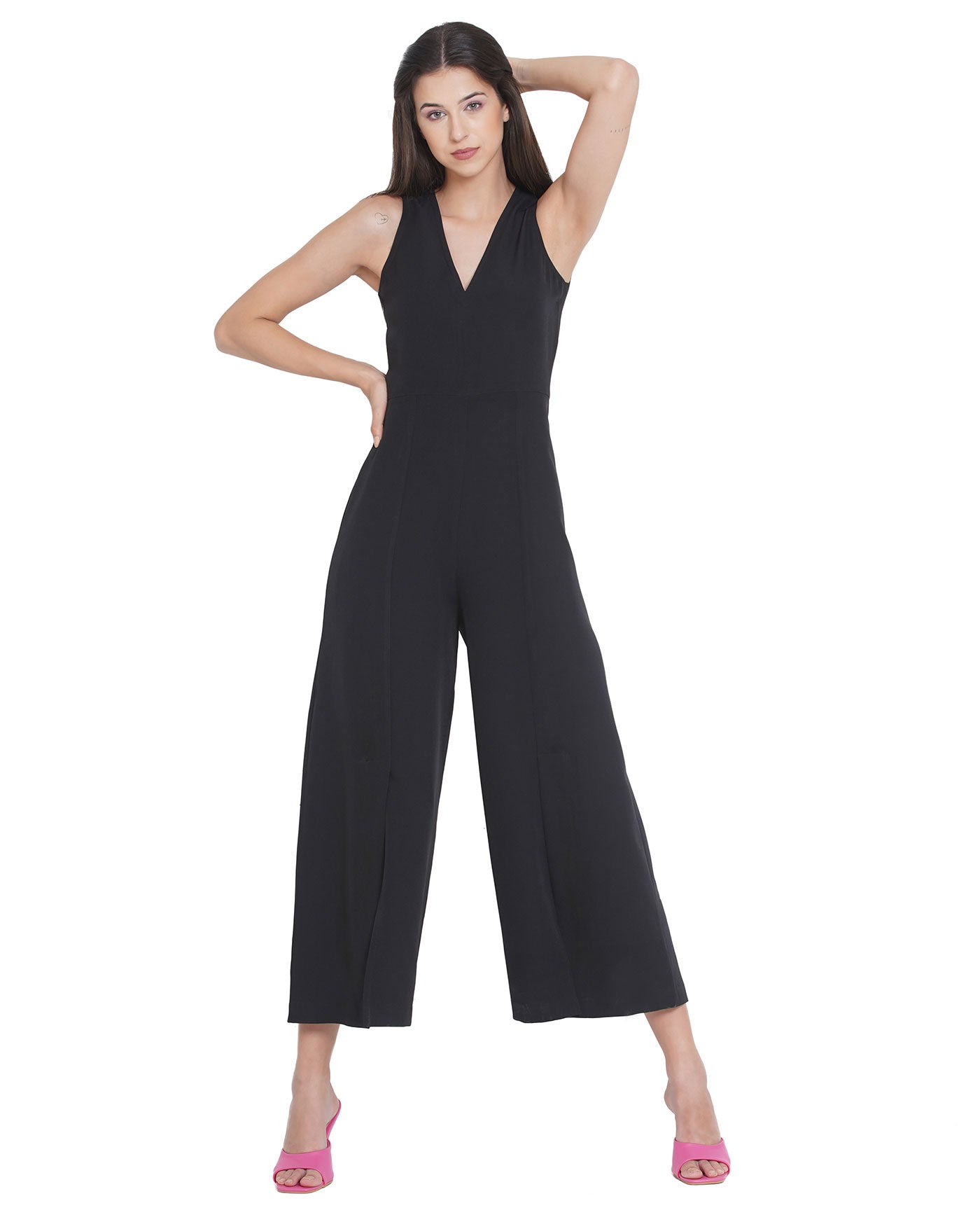 Jumpsuit with Front Slit