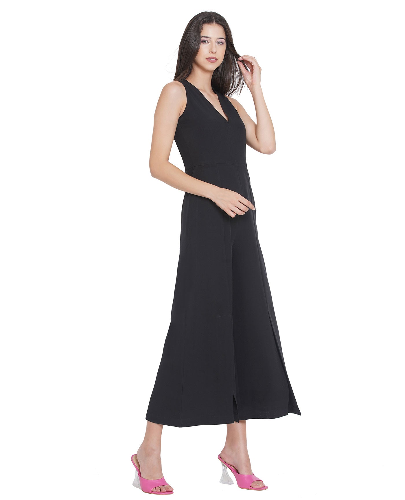 Jumpsuit with Front Slit