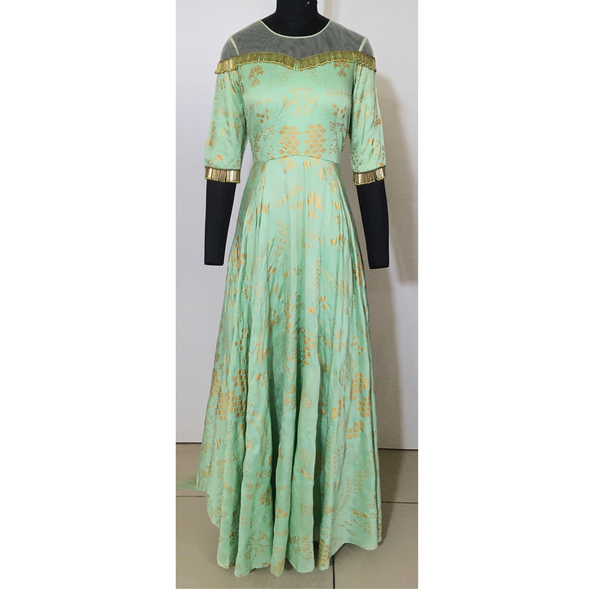 Hand Embroidered Gown