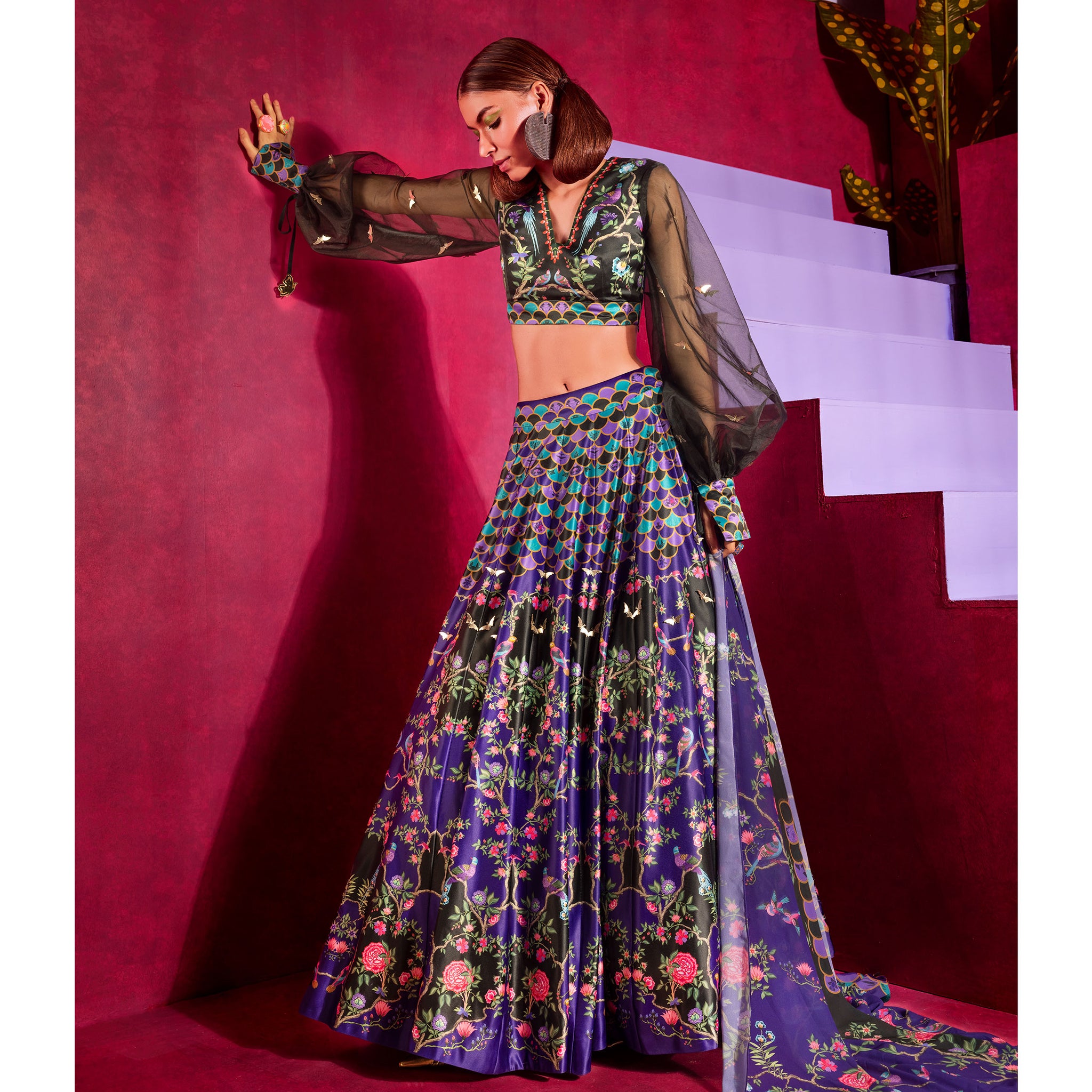 Embroidered Lehenga Set