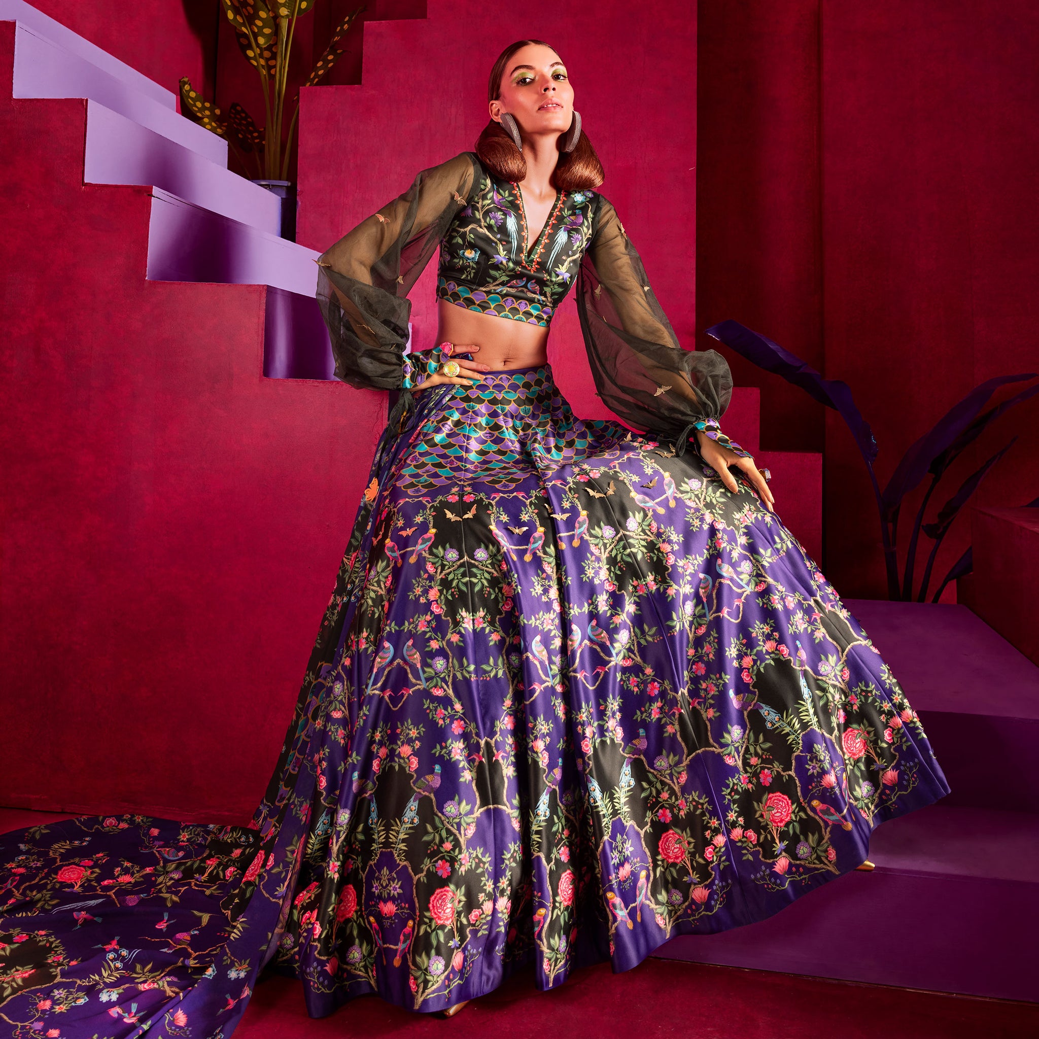 Embroidered Lehenga Set