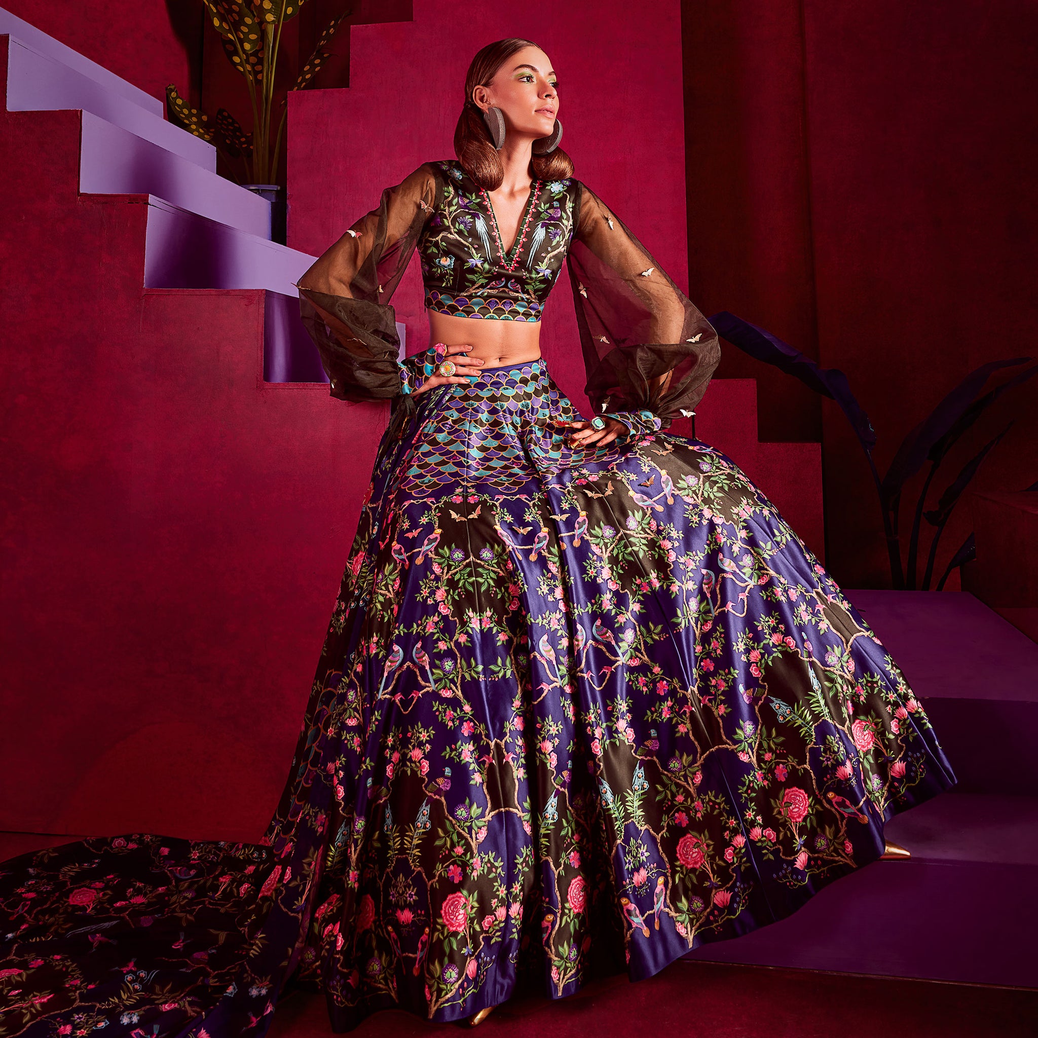 Embroidered Lehenga Set