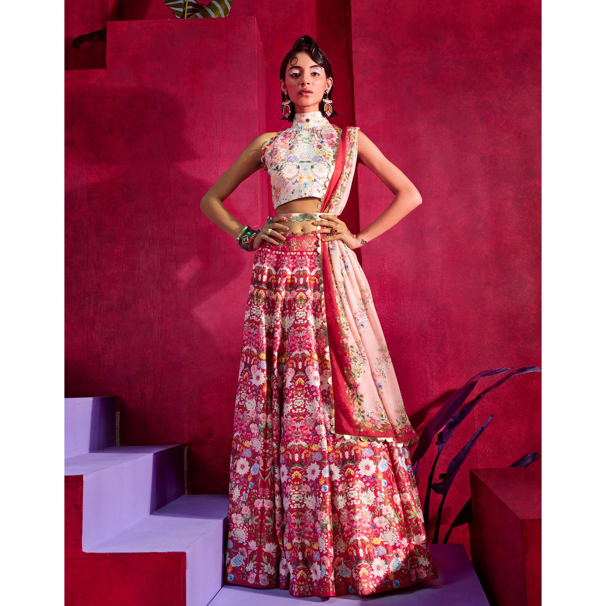 Embroidered Lehenga Set