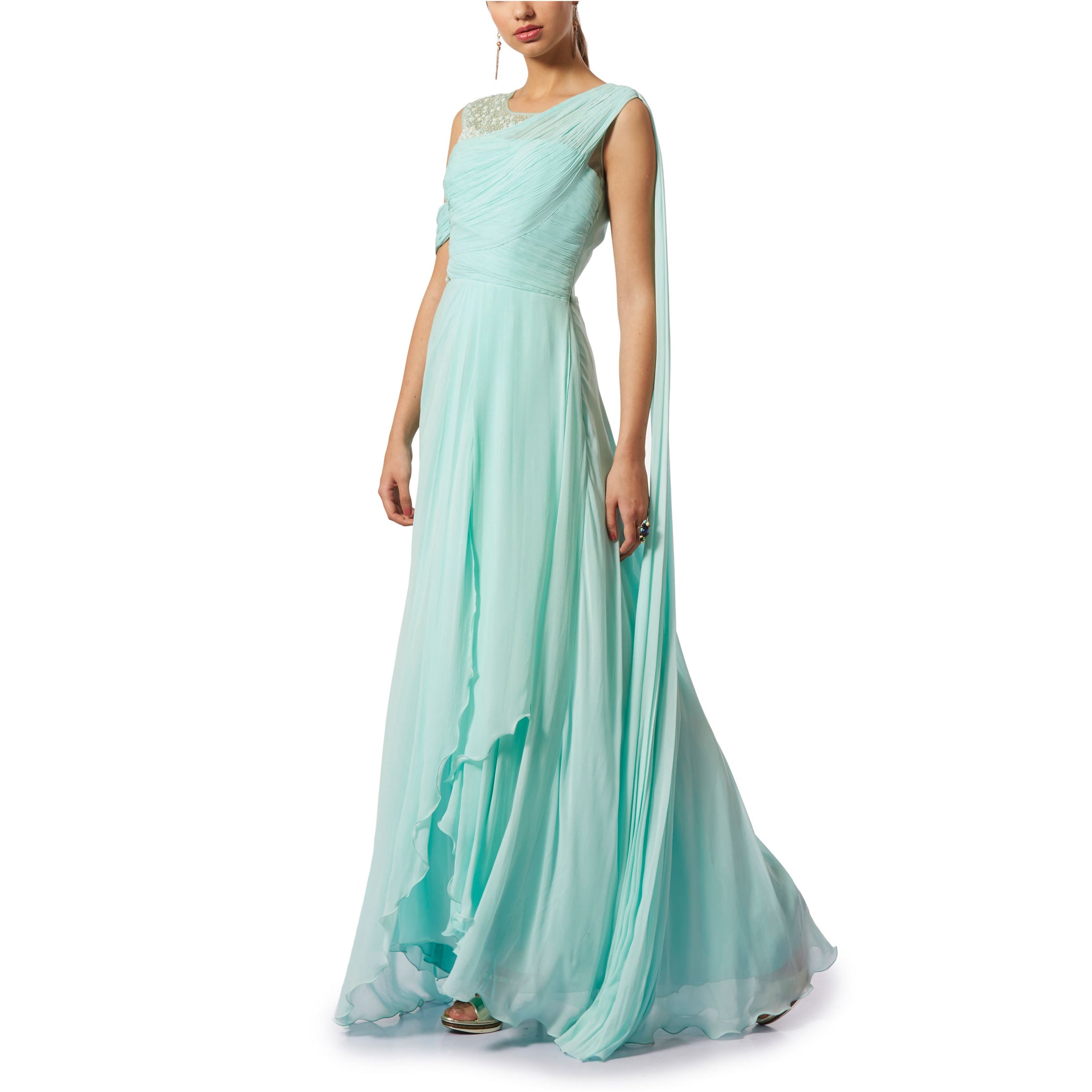 Hand Embroidered Gown