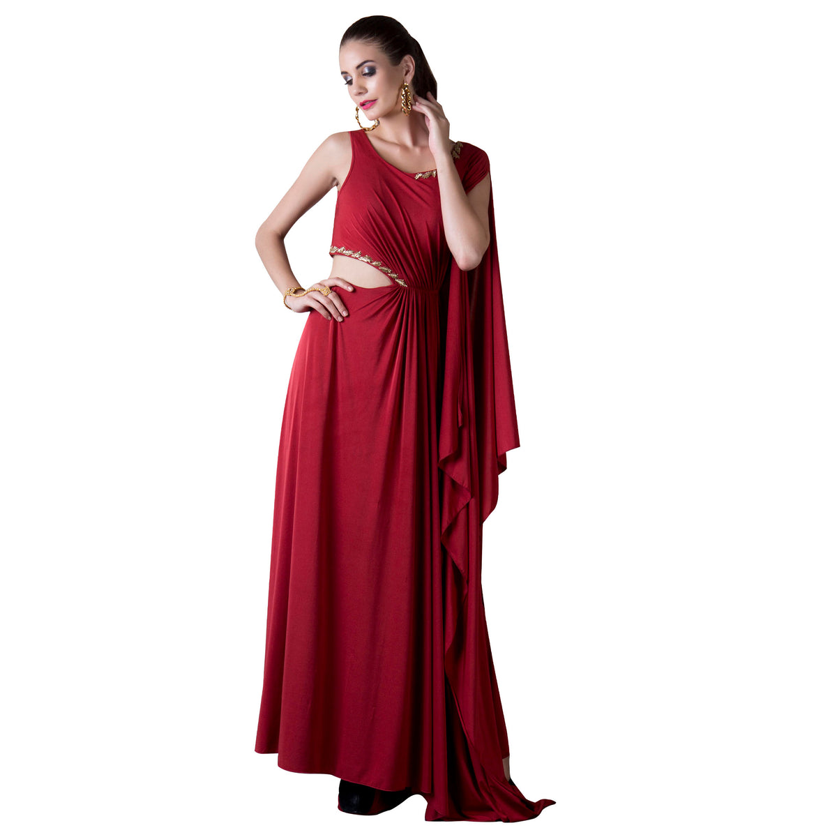 Draped Gown – Limerick by Abirr n' Nanki