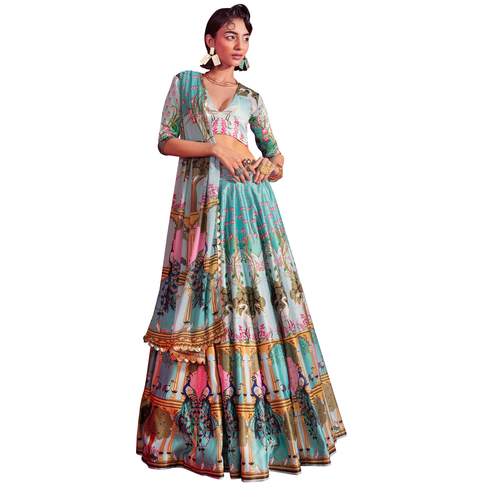 Embroidered Lehenga Set