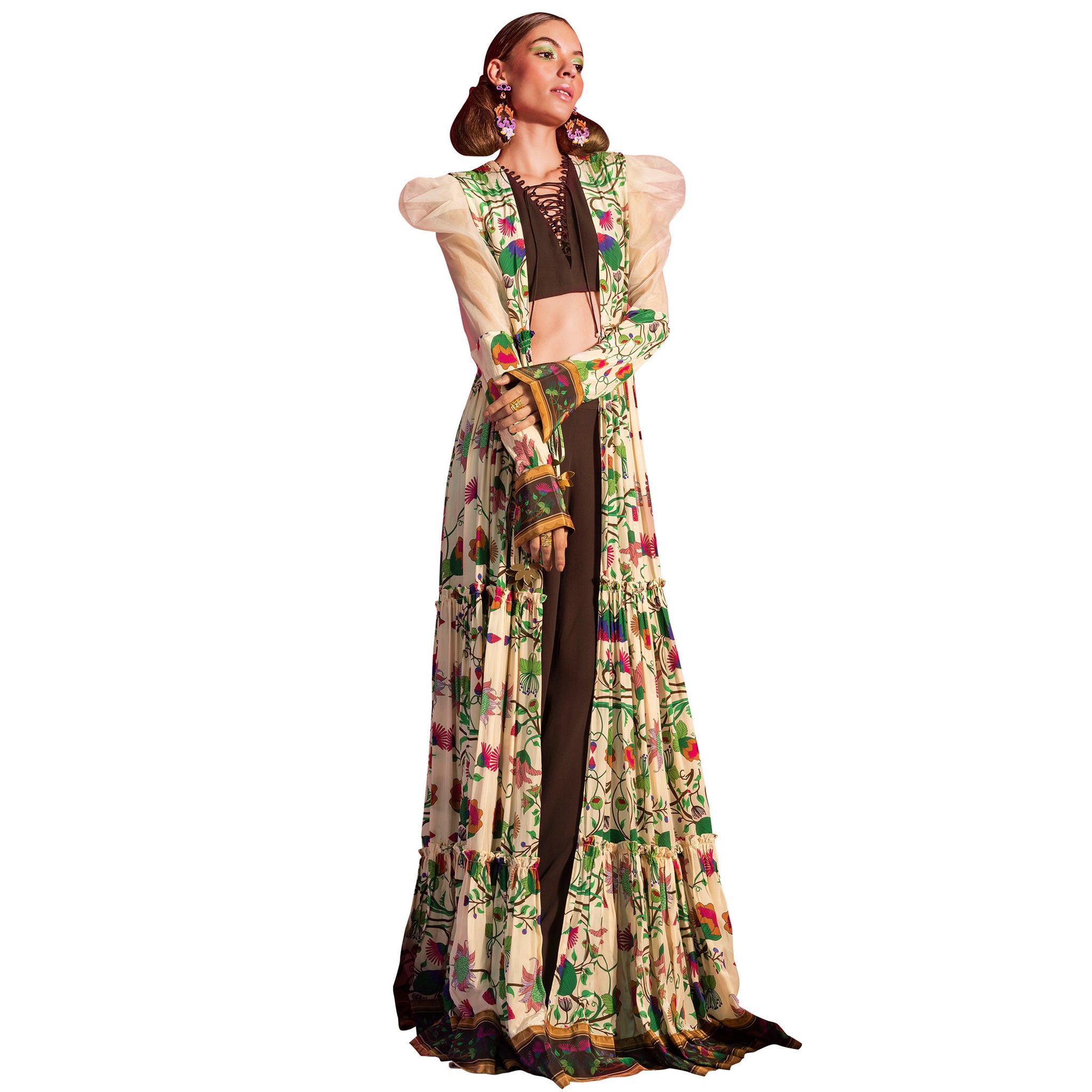 Statement Jacket with Bustier and Pants
