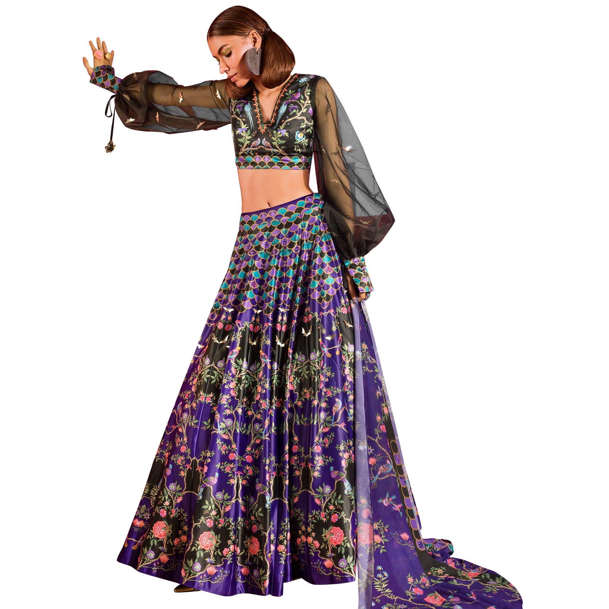Embroidered Lehenga Set