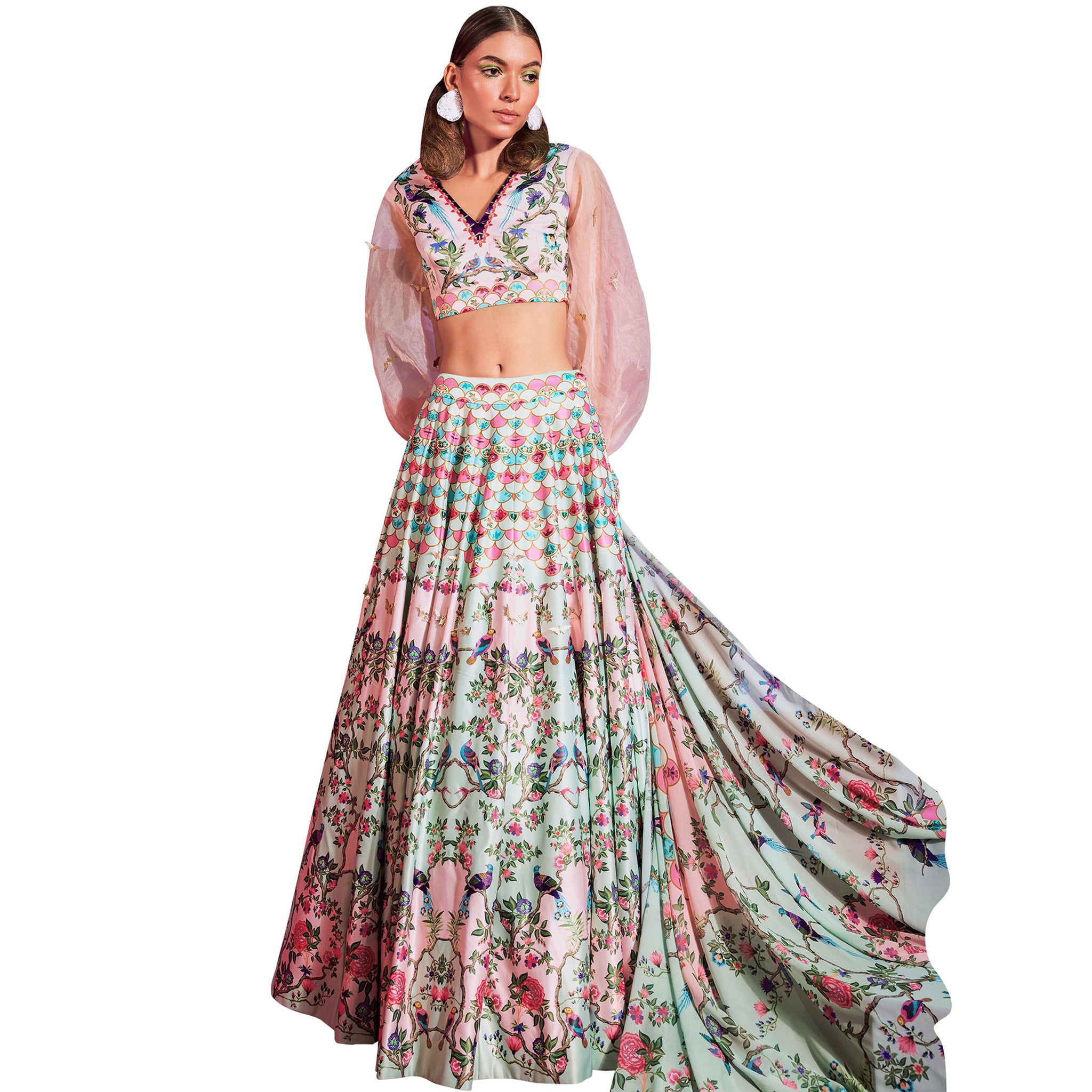 Embroidered Lehenga Set