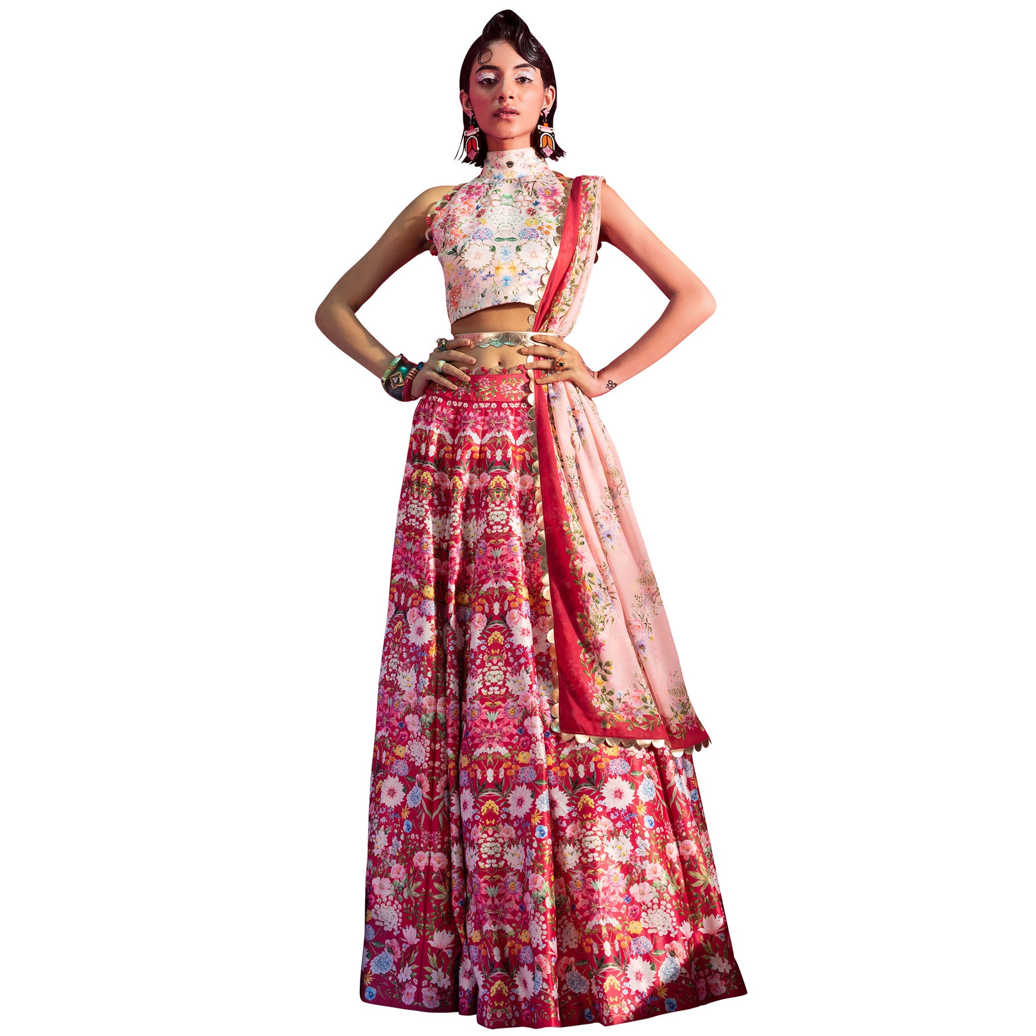 Embroidered Lehenga Set