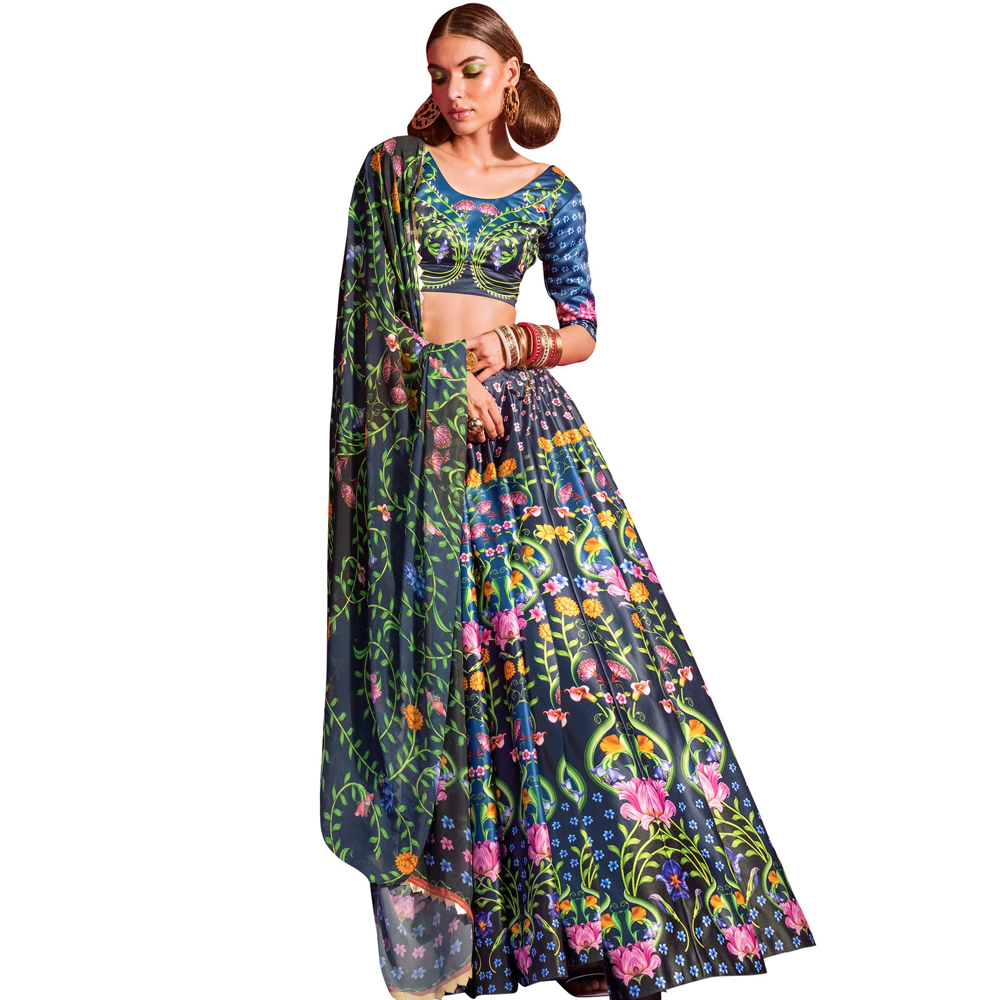 Embroidered Lehenga Set