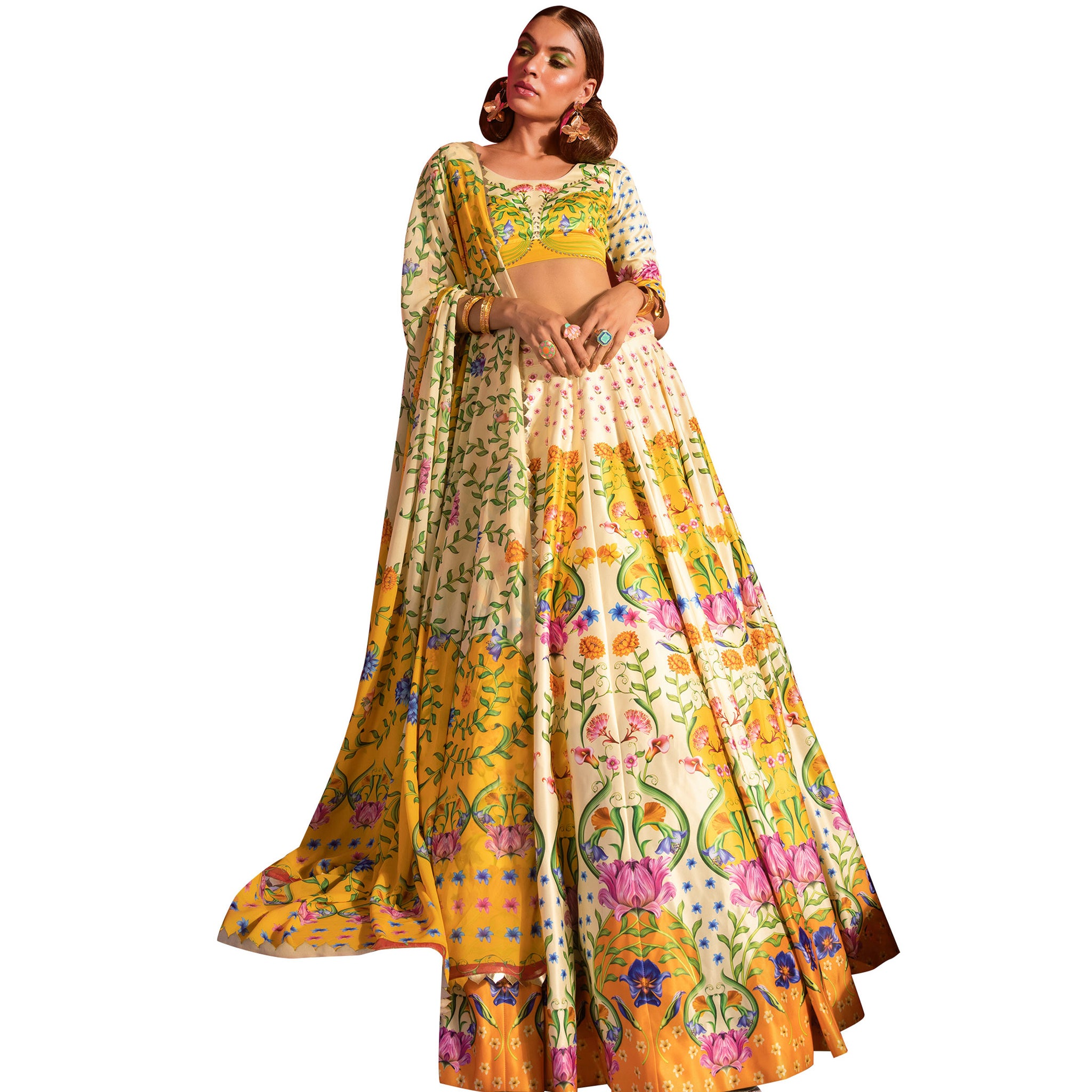 Embroidered Lehenga Set