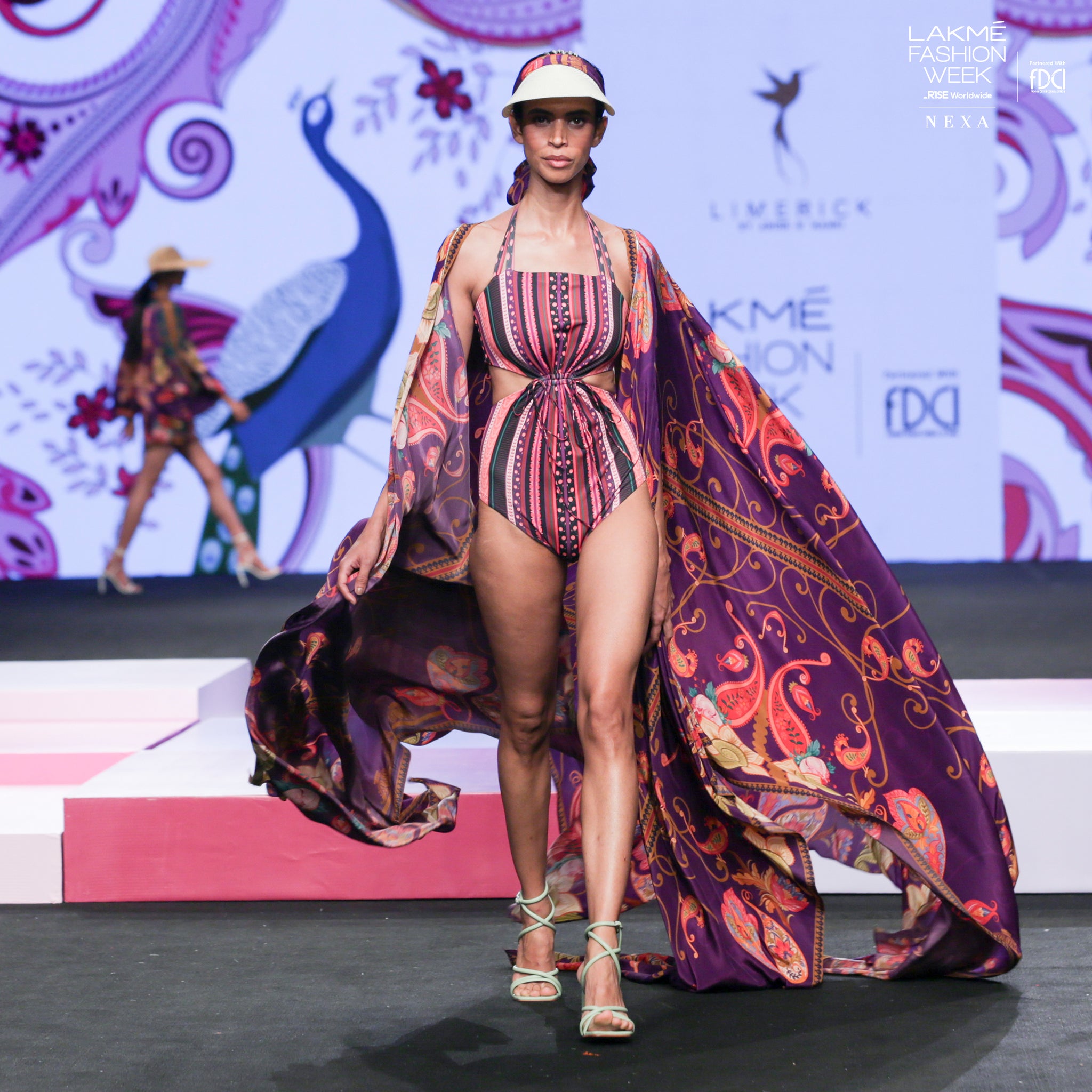 Statement Embroidered Cape