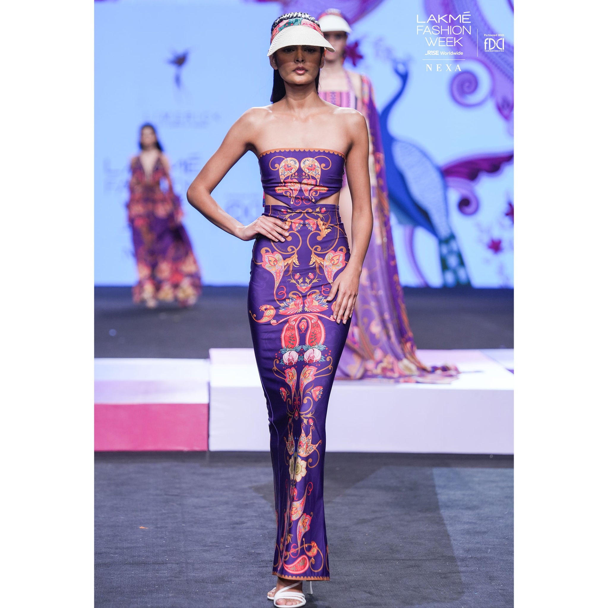 Placement Print Dress