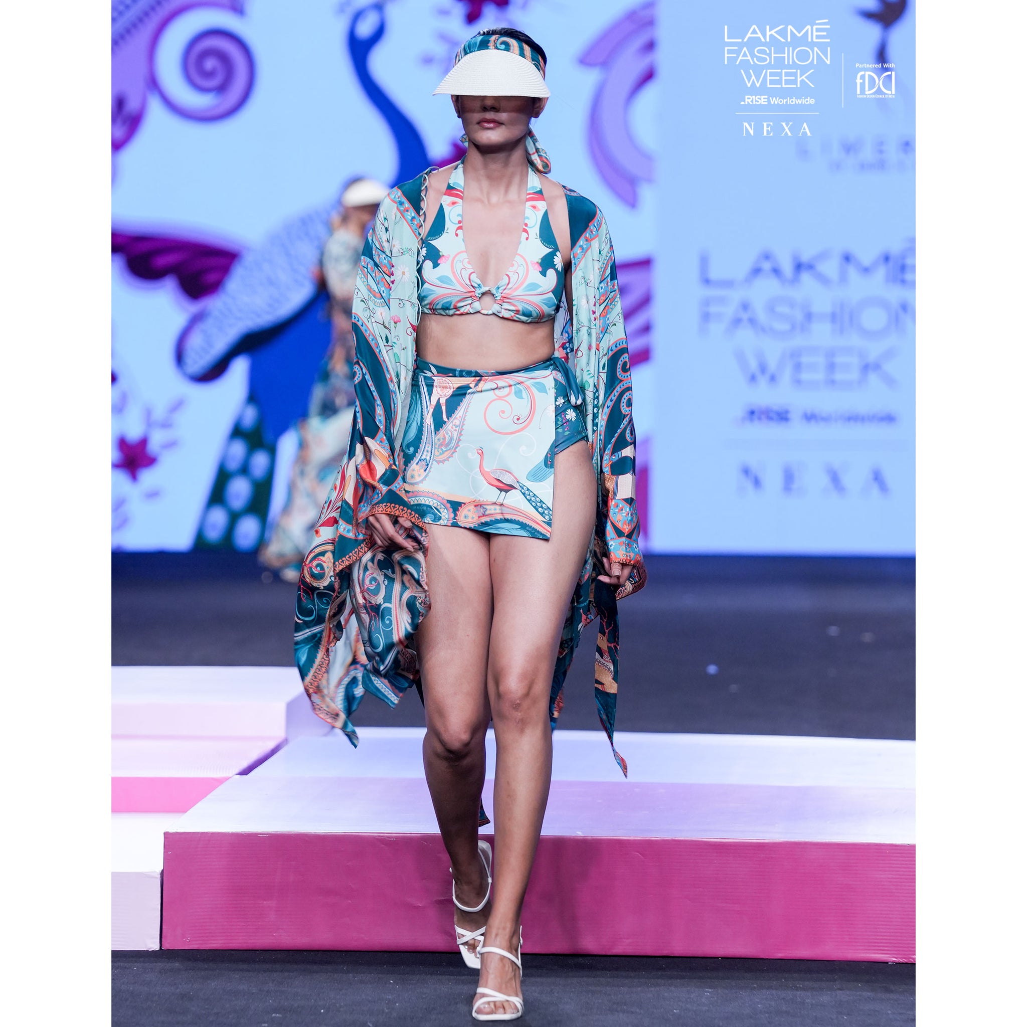 Printed Kaftan Dress