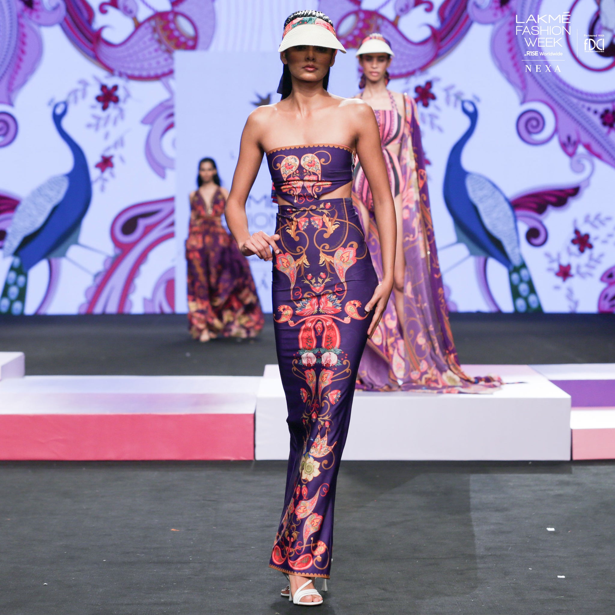 Placement Print Dress