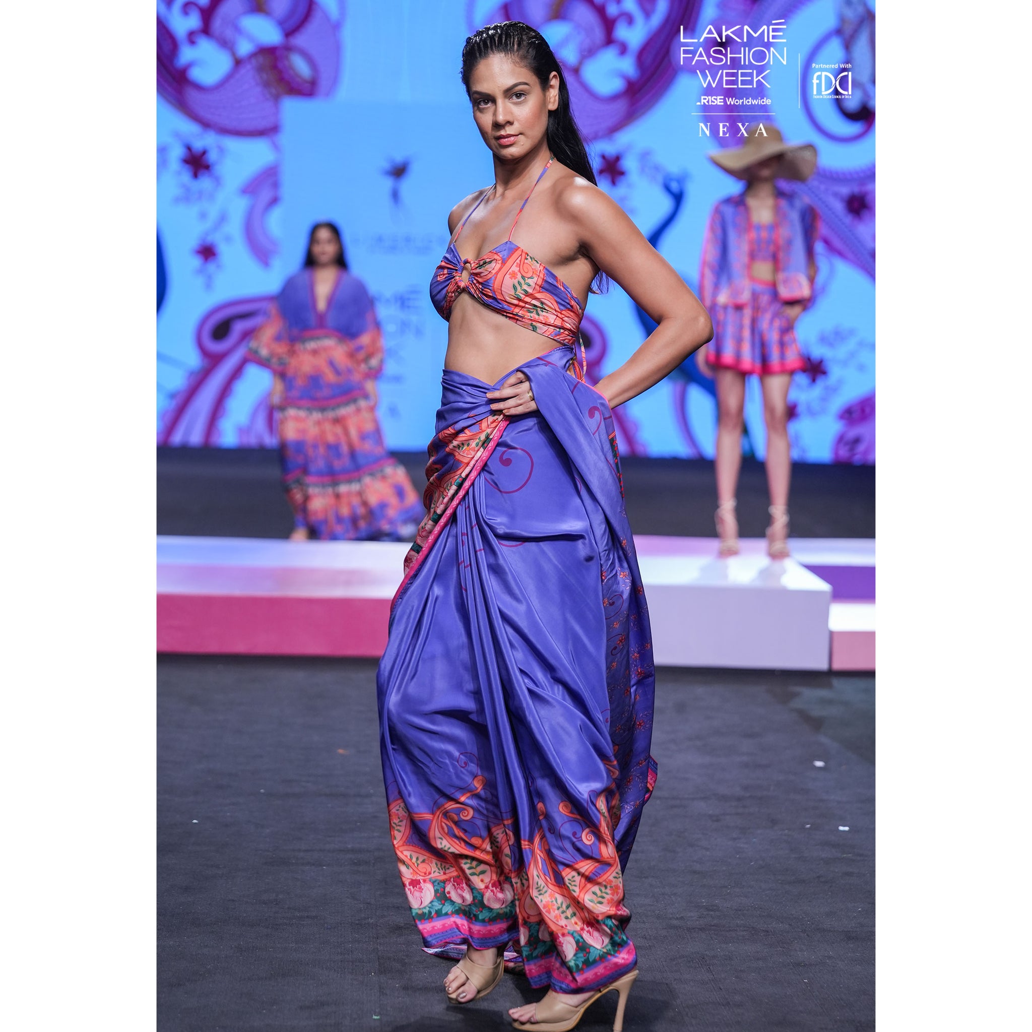 Placement Print Sari