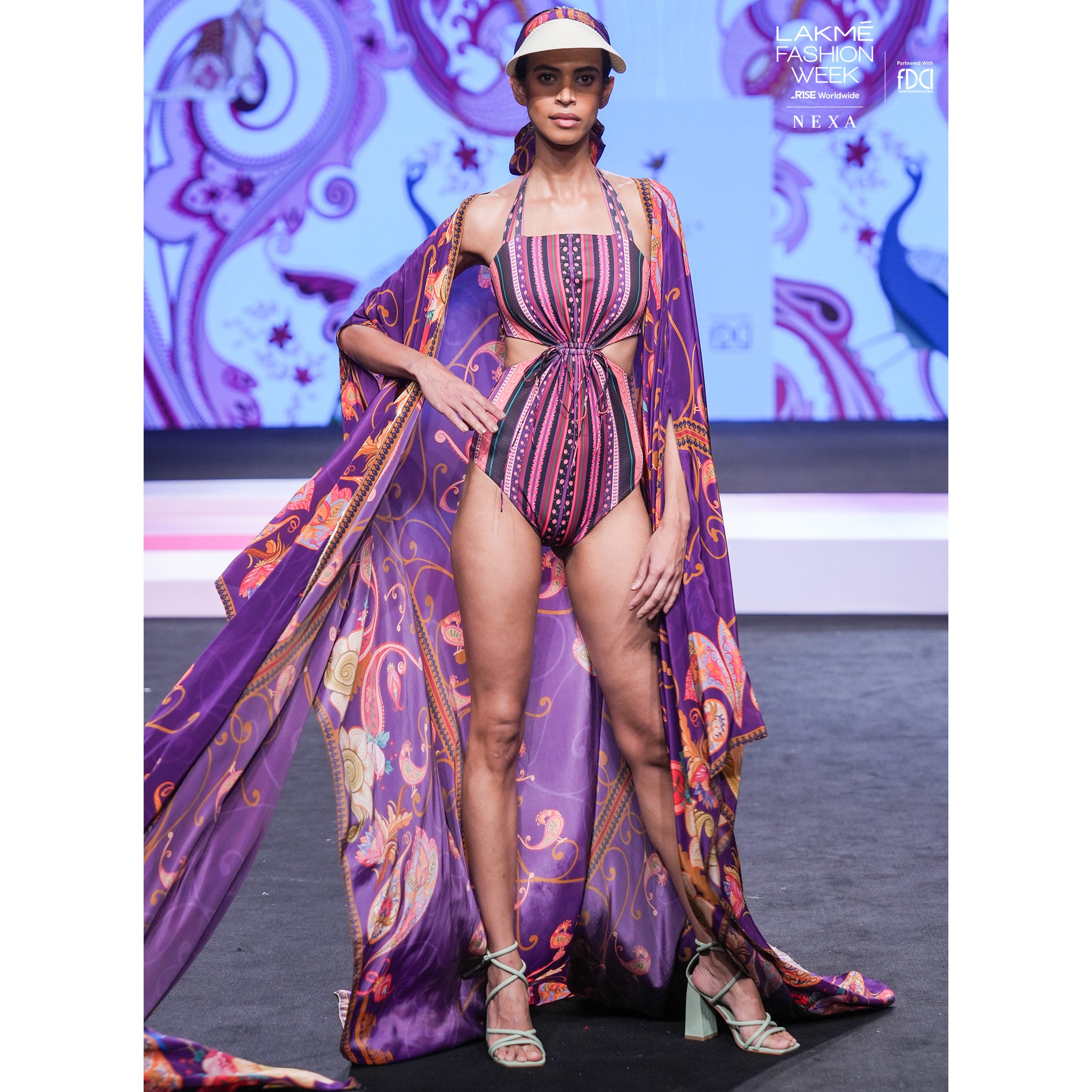 Statement Embroidered Cape
