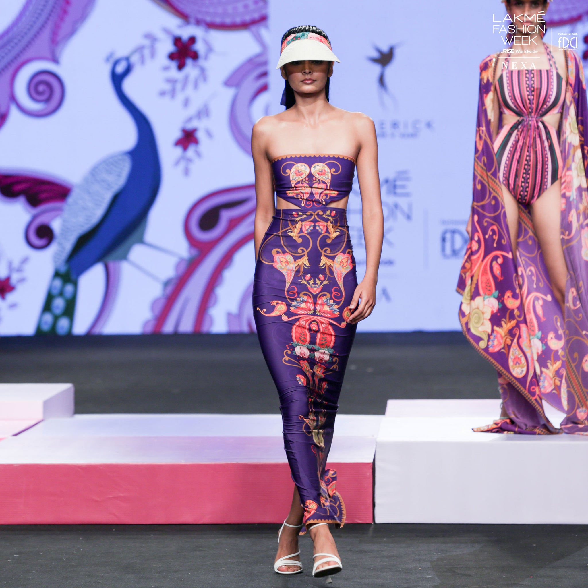 Placement Print Dress