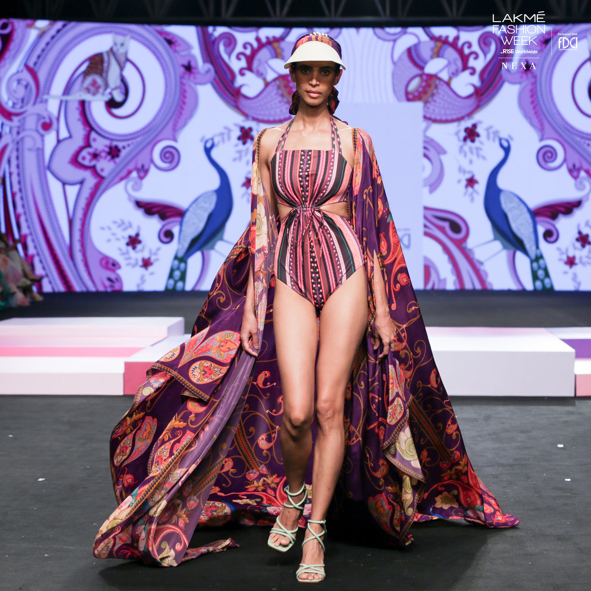 Statement Embroidered Cape