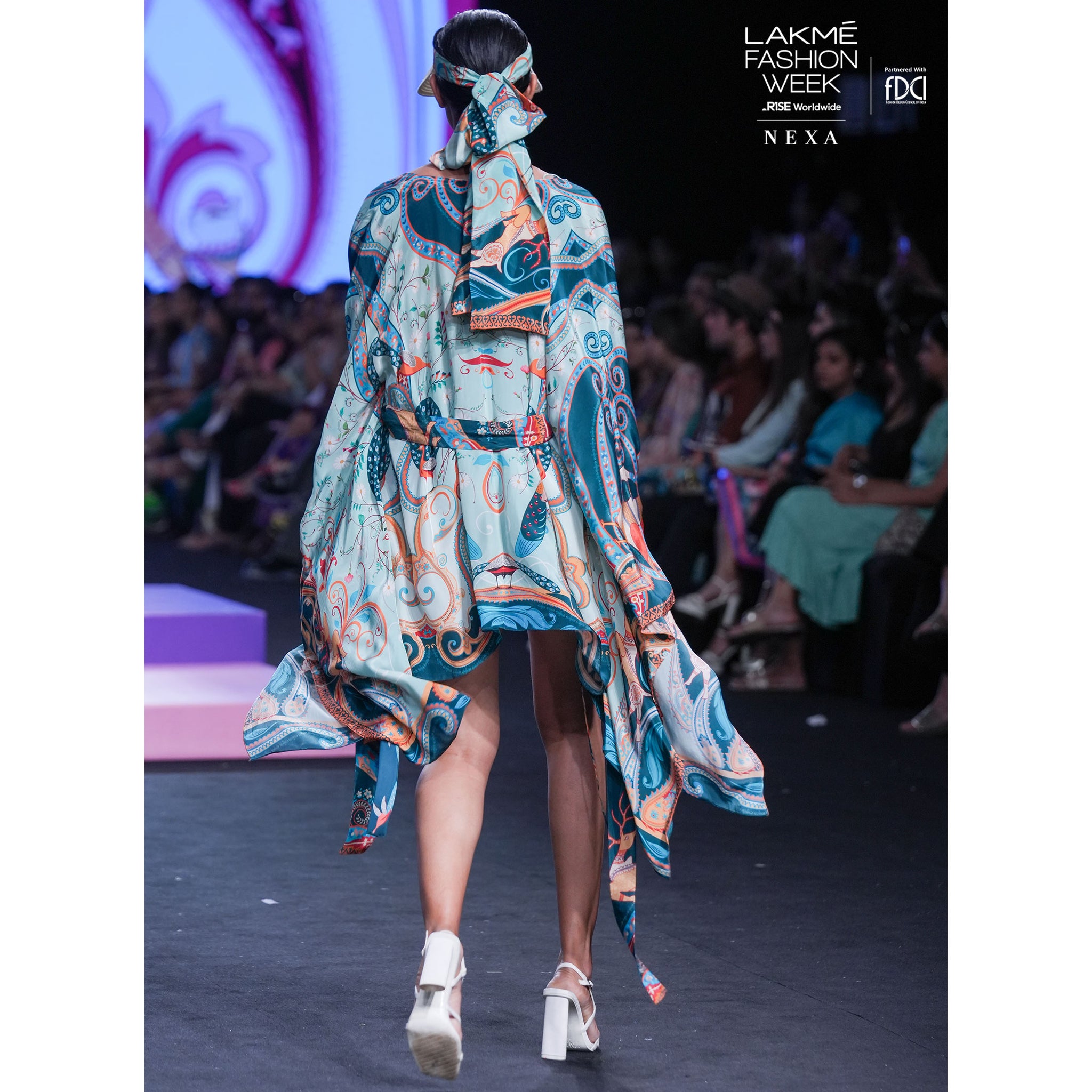 Printed Kaftan Dress