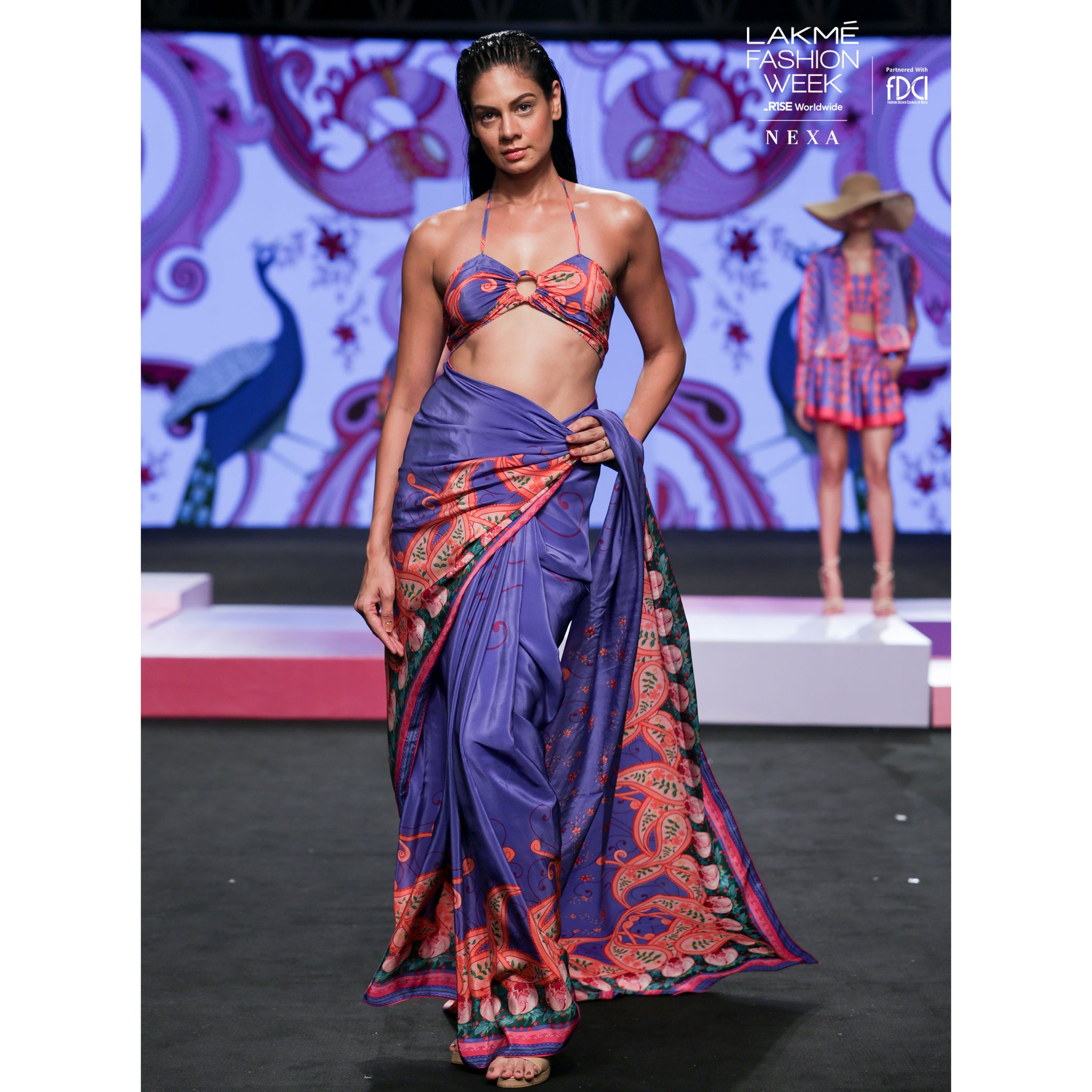 Placement Print Sari